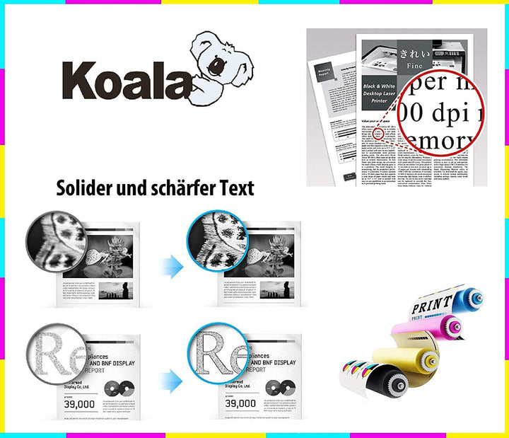 Koala TN241 TN245 Toner Kompatibel für Brother MFC-9332CDW DCP-9022CDW HL-3142CW HL-3152CDW MFC-9142