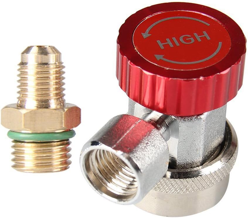 Youngine Einstellbare R134A Schnellkupplung Adapter Fittings High Low Klimaanlage Manifold Gauge Sch