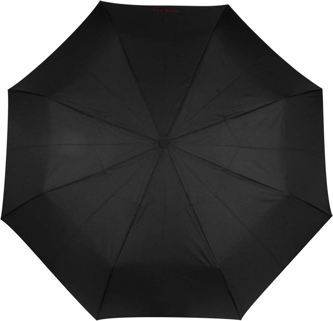 Isotoner Regenschirm Damen X-tra, stabil, automatisches Öffnen und Schliessen, Schwarz, one size, Sc