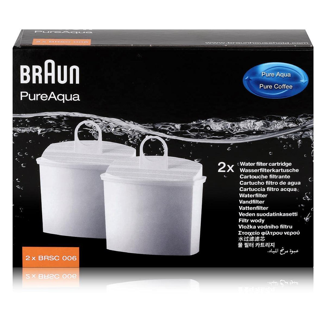 Braun BRSC 006 Wasserfilter PureAqua, geeignet für CaféHouse, PurEase und Sommelier, für reinen Kaff