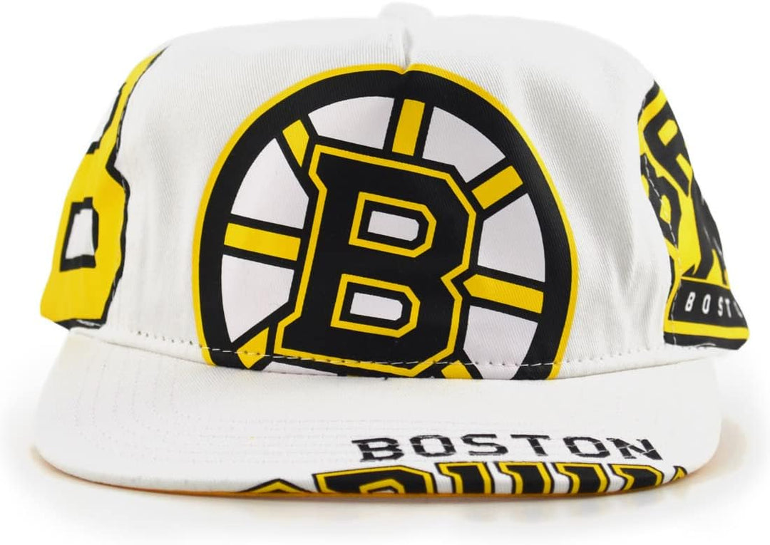 Mitchell & Ness NHL In Your Face Deadstock Cap Boston Bruins White