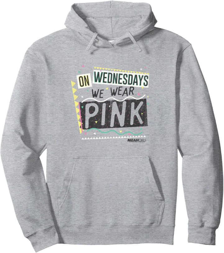 Mean Girls On Wednesdays We Wear Pink Pullover Hoodie