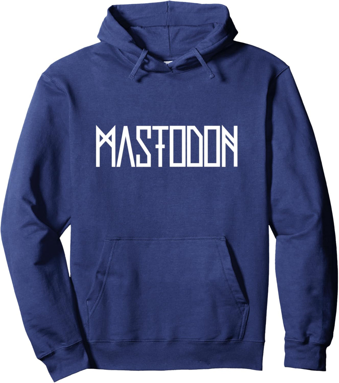 Mastodon - White Logo Pullover Hoodie