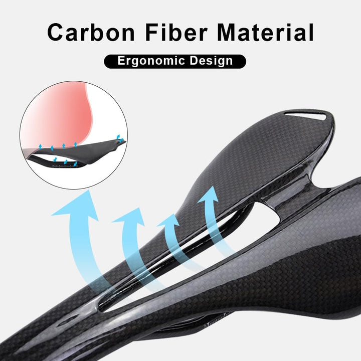 Alfa Pasca Fahrrad Sattel Carbon Fiber Road Bike Sattel MTB 143 * 275 mm Fahrrad Sattel 120 g 275x14