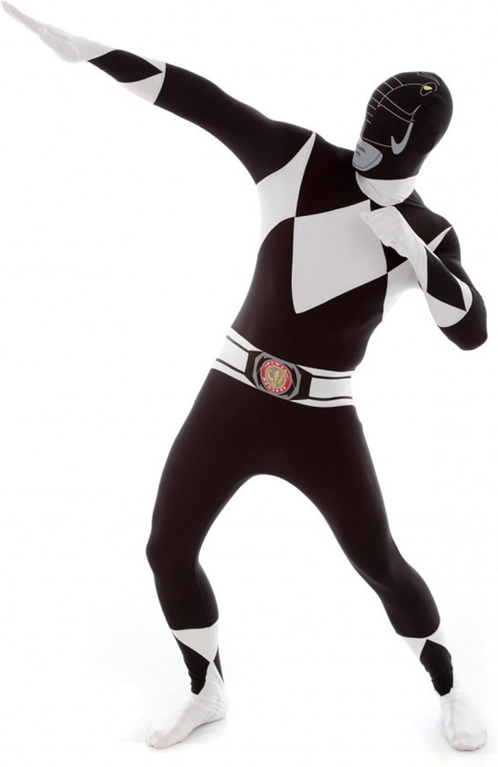 Morphsuits Power-Rangers-Kostüm Schwarz L, Schwarz L