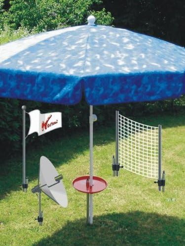 Reiseschirm-Ständer - Camping-Zeltheringe-Schraubheringe - STEHFIX BEFESTIGUNG - VERTRIEB HOLLY PROD