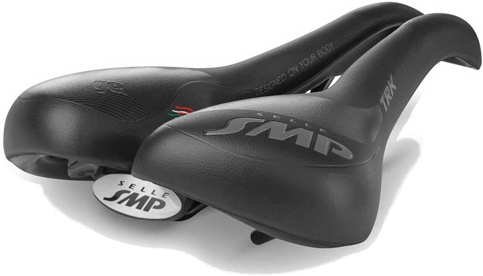 Sattel Selle SMP TRK Medium/Man Gel schwarz Herren 280x160mm 485g Schwarz 26 x 17.5 x 6.5 cm, Schwar