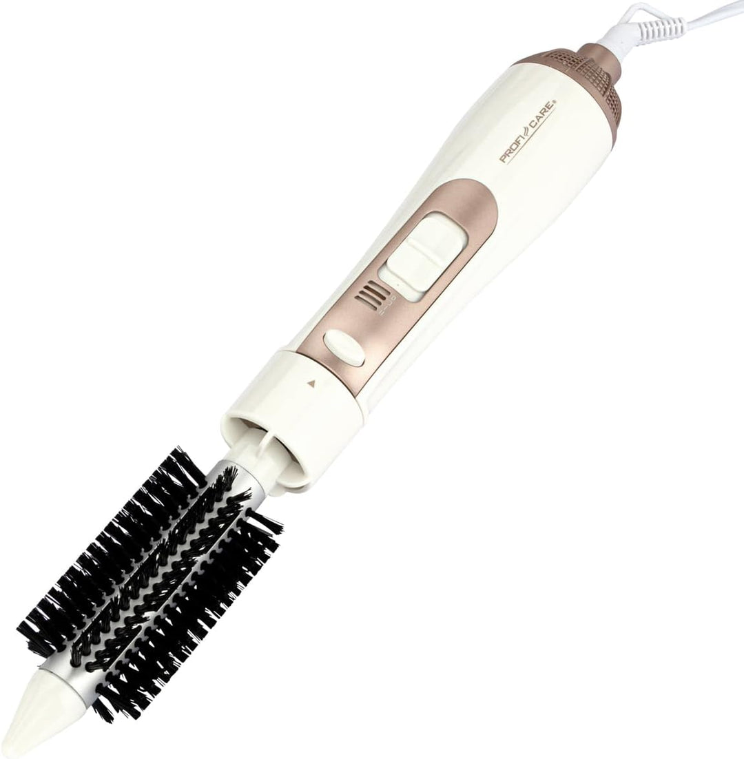 ProfiCare® Lockenbürste | Warmluft-Lockenbürste | 2 wechselbare Bürstenaufsätze | 2 Temperatur-/Leis