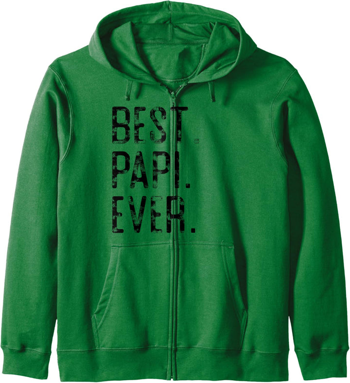 Best Papi Ever Vatertagsgeschenk für Papi Opa Kapuzenjacke