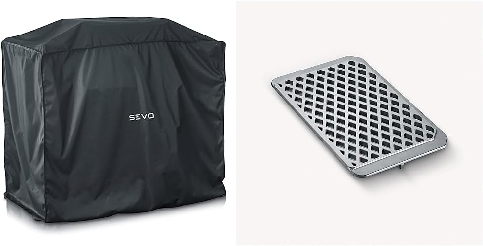 SEVERIN Grillabdeckung SEVO GTS für SEVERIN SEVO (SMART CONTROL) GTS & Gusseisen-Rost für SEVERIN SE