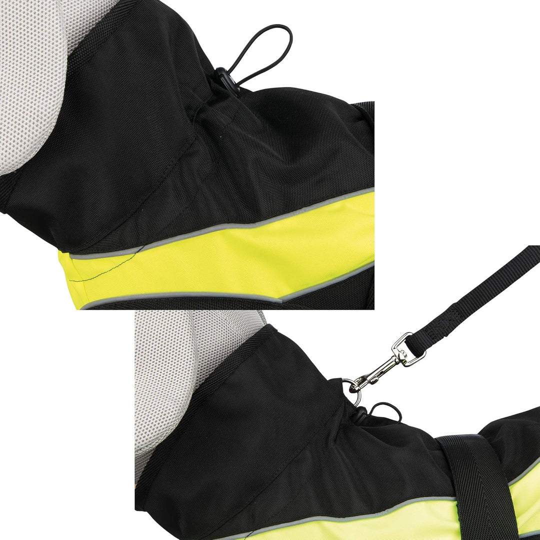 Trixie Hunde-Sicherheitsjacke Black and Yellow 50 cm, Black and Yellow 50 cm
