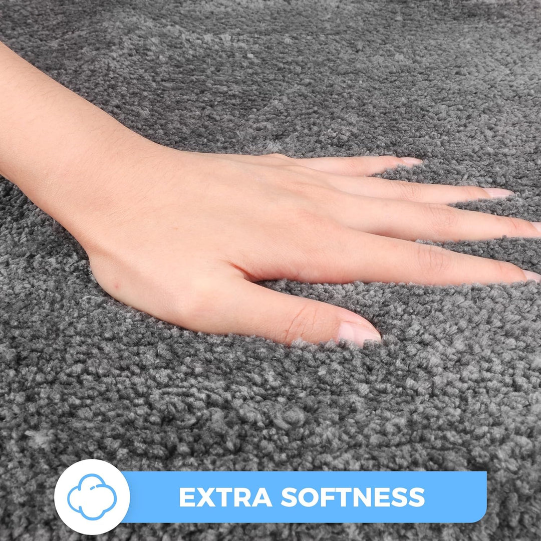 Sentidos Badematten & Badteppiche – Rutschfester, weicher Badteppich, wasserabsorbierend & waschbar,