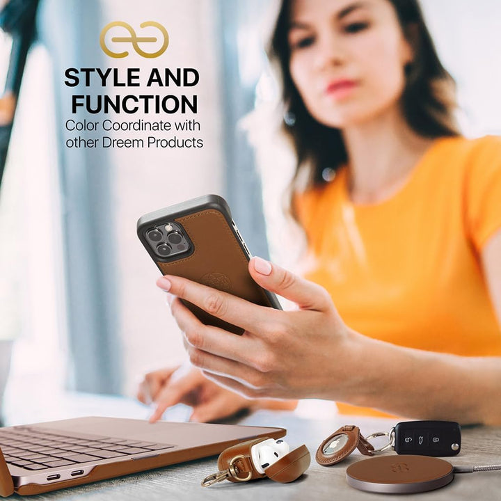 Dreem Fibonacci iPhone 13 Pro Max Brieftaschen-Etui / 2-in-1 stossfestes Etui und abnehmbares Folio