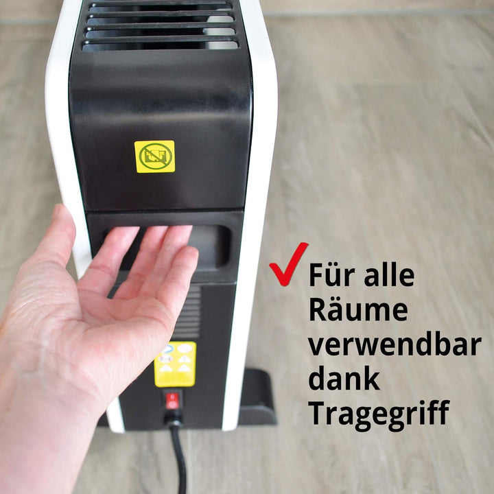 Hecht Elektroheizung (Brandneue Version) - Heizgerät für eine schnelle und wohlfühlende Wärme – Stro