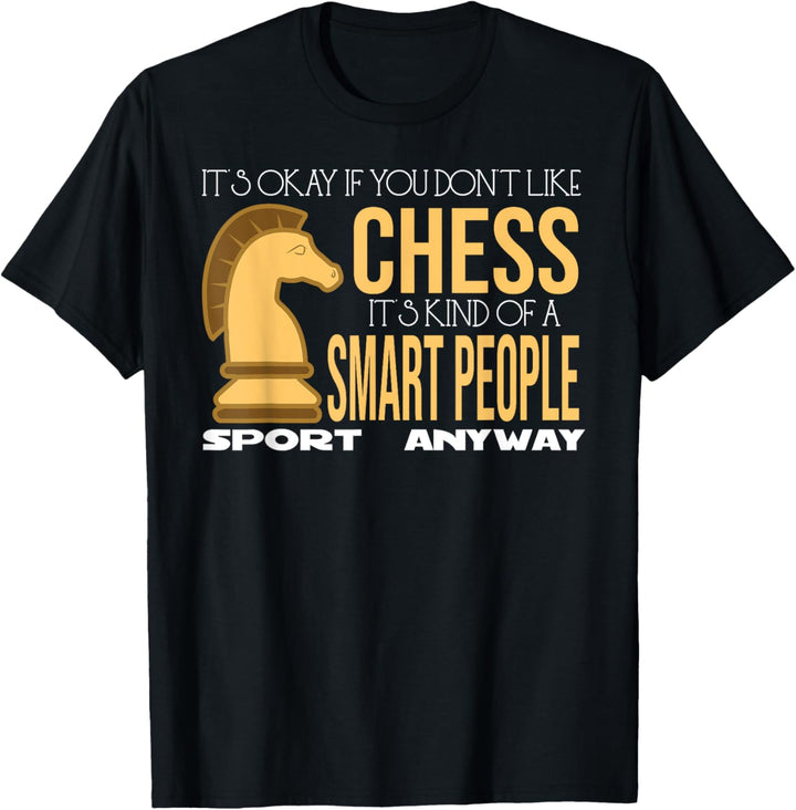Chess Smart People Check Mate Queen King Kid Damen Herren T-Shirt