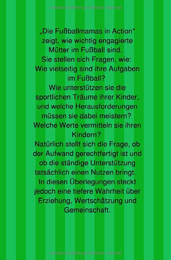 Die Fussballmamas in Action: Die Rolle von Müttern in Fussballvereinen und ihr Einfluss auf den Erfo