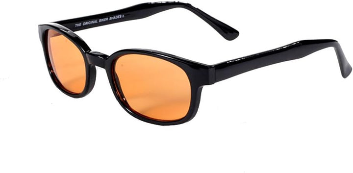 Original KD's Biker Sunglasses with Orange Lenses by Pacific Coast Sunglasses