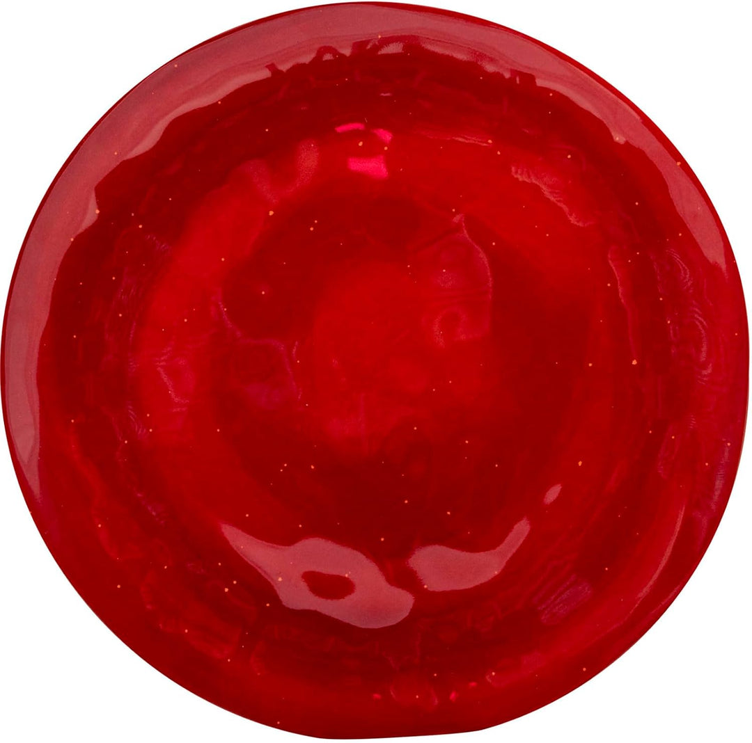 Bo-Camp Melamin Geschirr Set Halo Camping Essgeschirr Reise Picknick Teller Rot, Rot