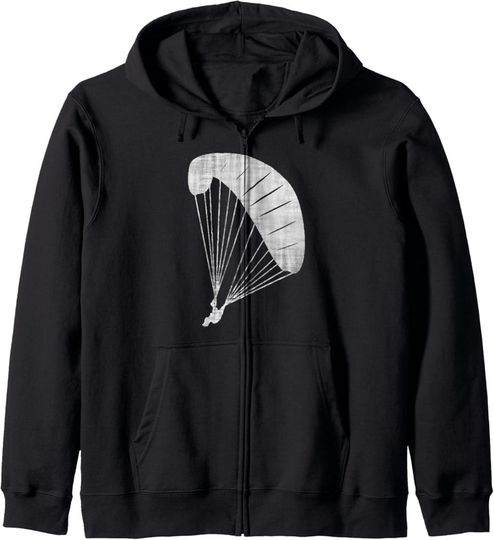 Cooles Paraglider Gleitschirm und Fallschirm Geschenk Kapuzenjacke