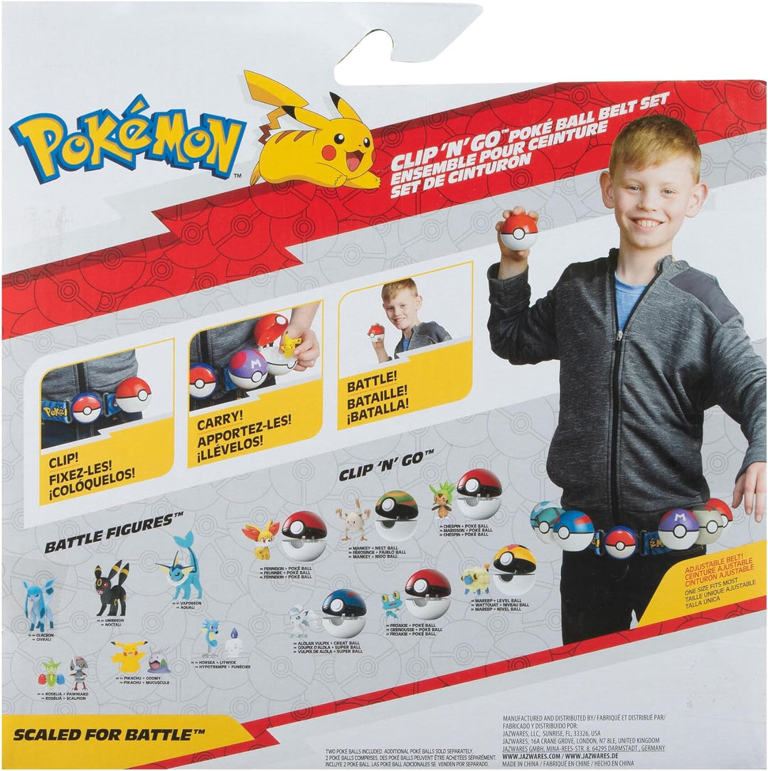 Pokémon PKW3160 Spielzeug, Gürtel Set Bisasam, ys/m, Gürtel Set Bisasam