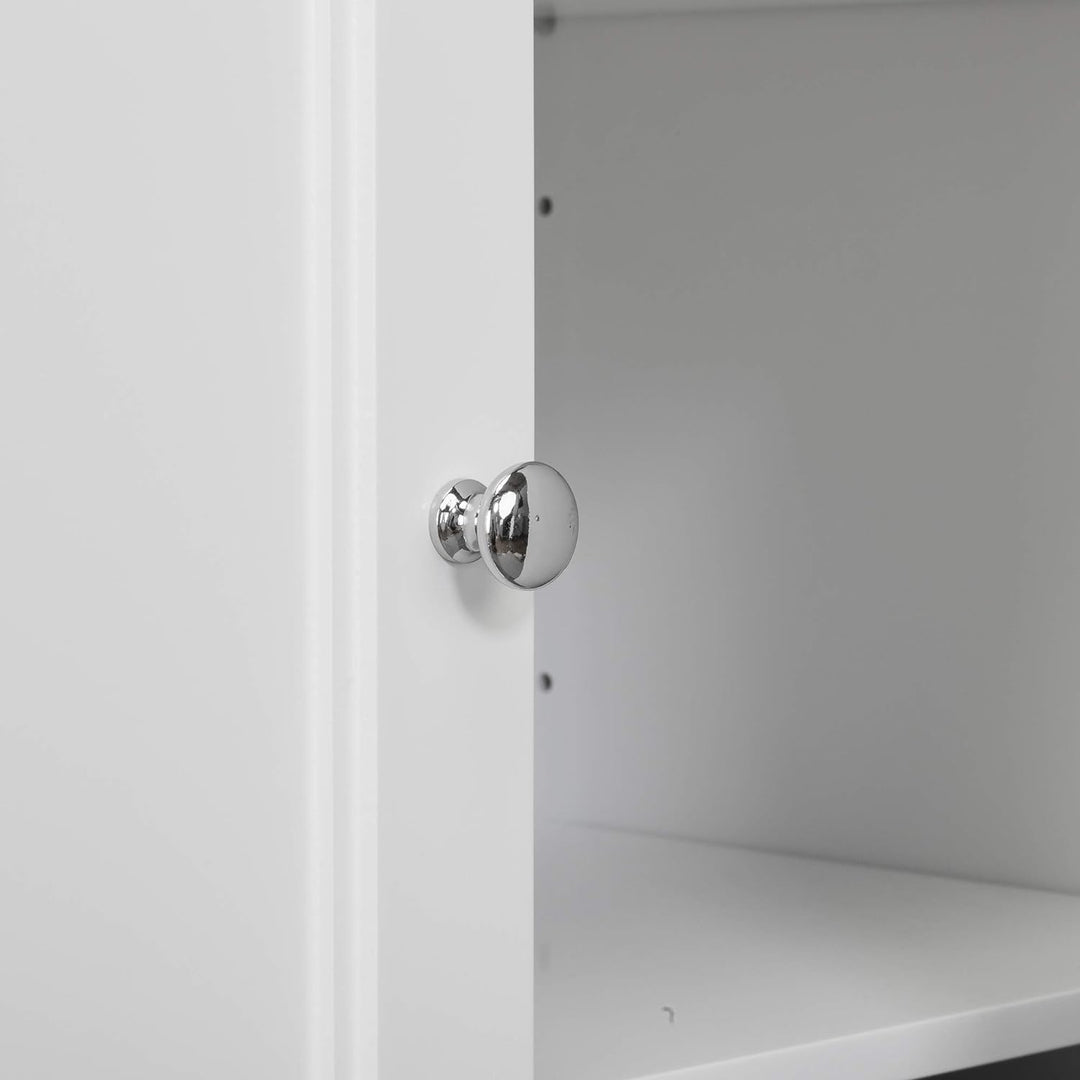 Teamson Home Stratford Badezimmerbodenschrank weisse ELG-676 mit 2 Regalen