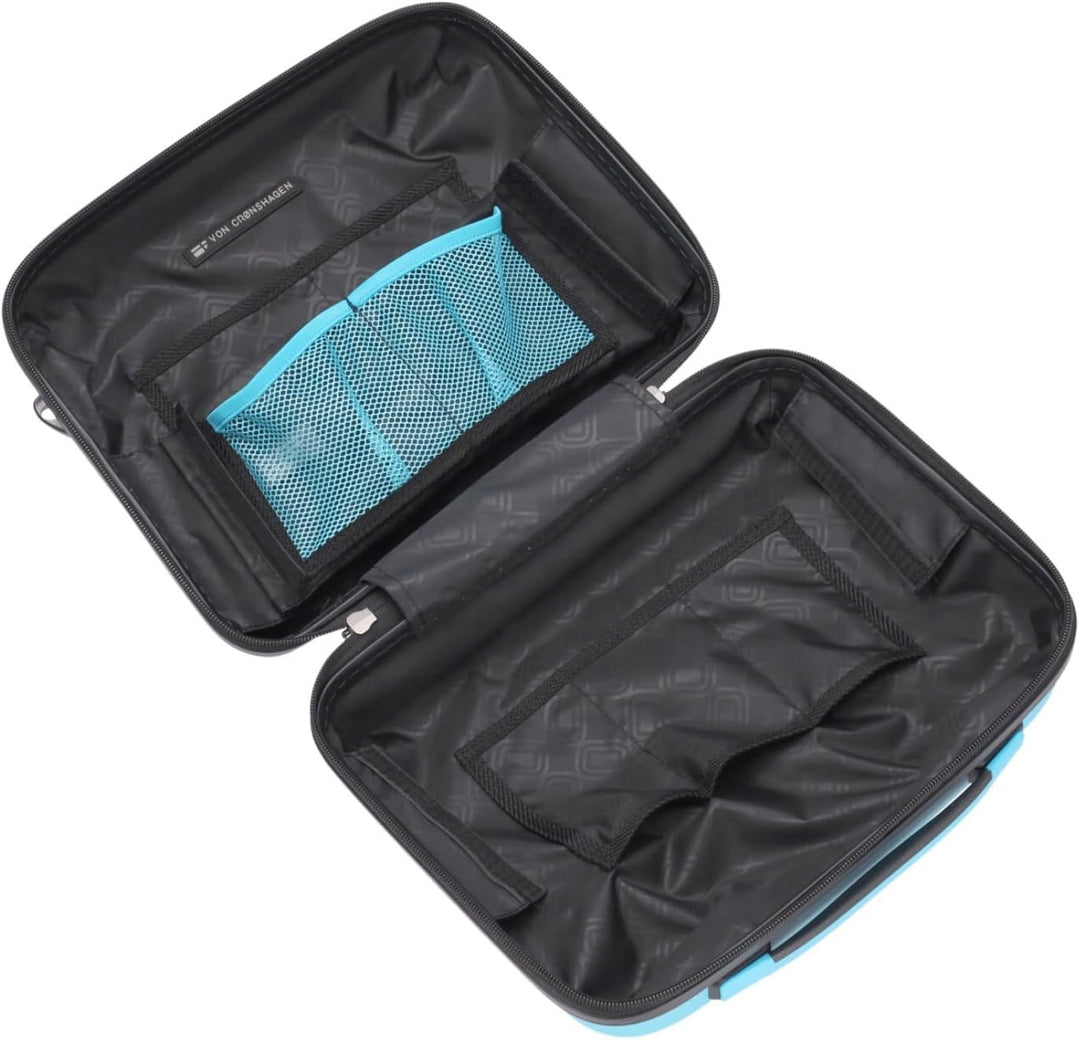 Von Cronshagen Kosmetikkoffer Mans Beauty Case | aus stabilem Polypropylen | grosses Beautycase mit