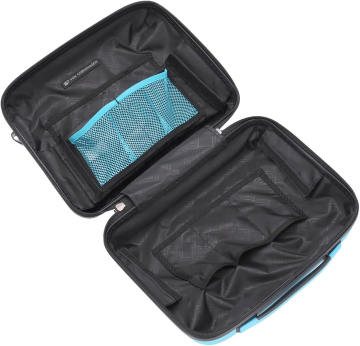 Von Cronshagen Kosmetikkoffer Mans Beauty Case | aus stabilem Polypropylen | grosses Beautycase mit