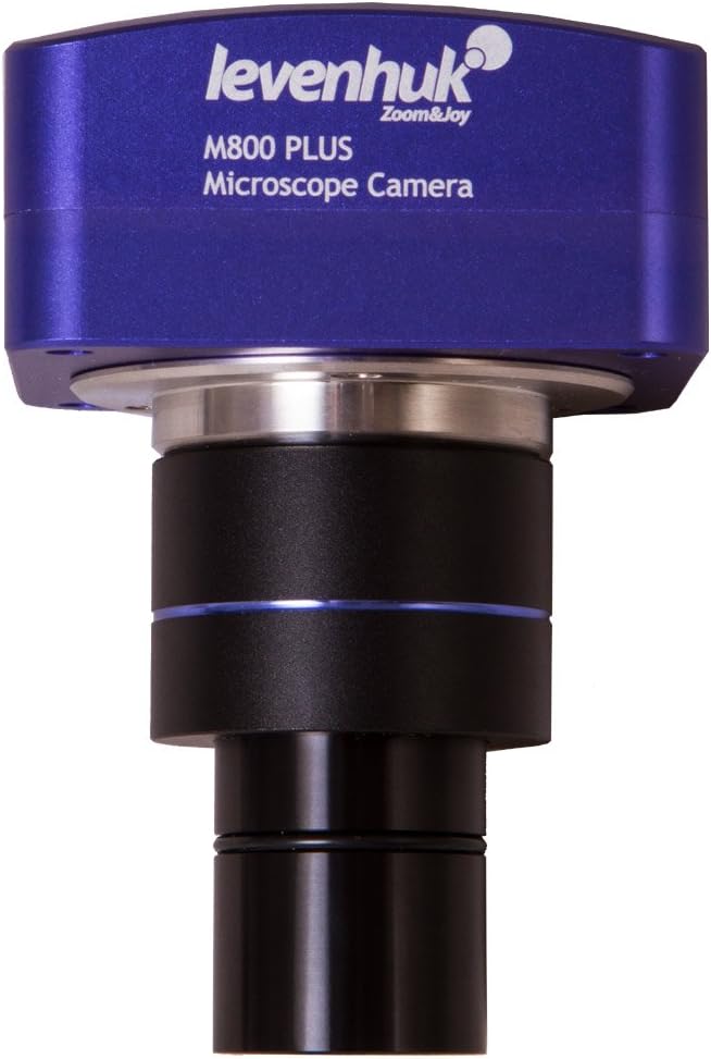 Levenhuk M800 Plus Digitalkamera für Mikroskope, mit Erforderlicher Software (Kompatibel mit Mac, Li