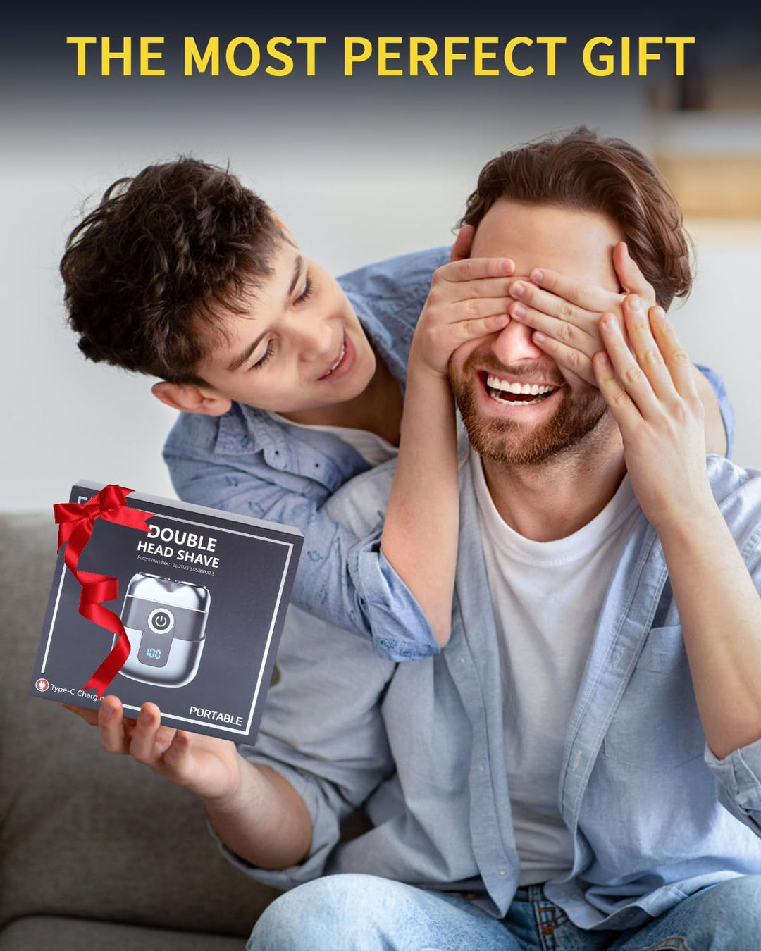 Mit LED -Anzeige Mini Rasierer Herren, IPX6 Wasserdicht Mini Rasierer, Bringen Sie Einen Ersatzwerkz