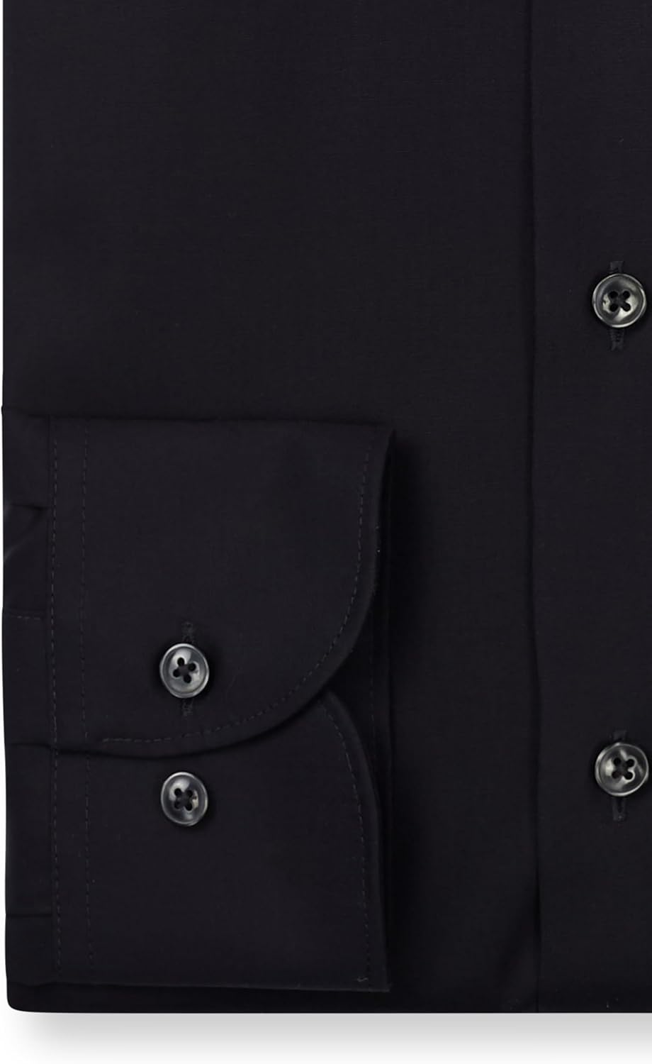 OLYMP Herren Businesshemd Langarm Luxor,Einfarbig,modern fit,New Kent 38 Schwarz, 38 Schwarz