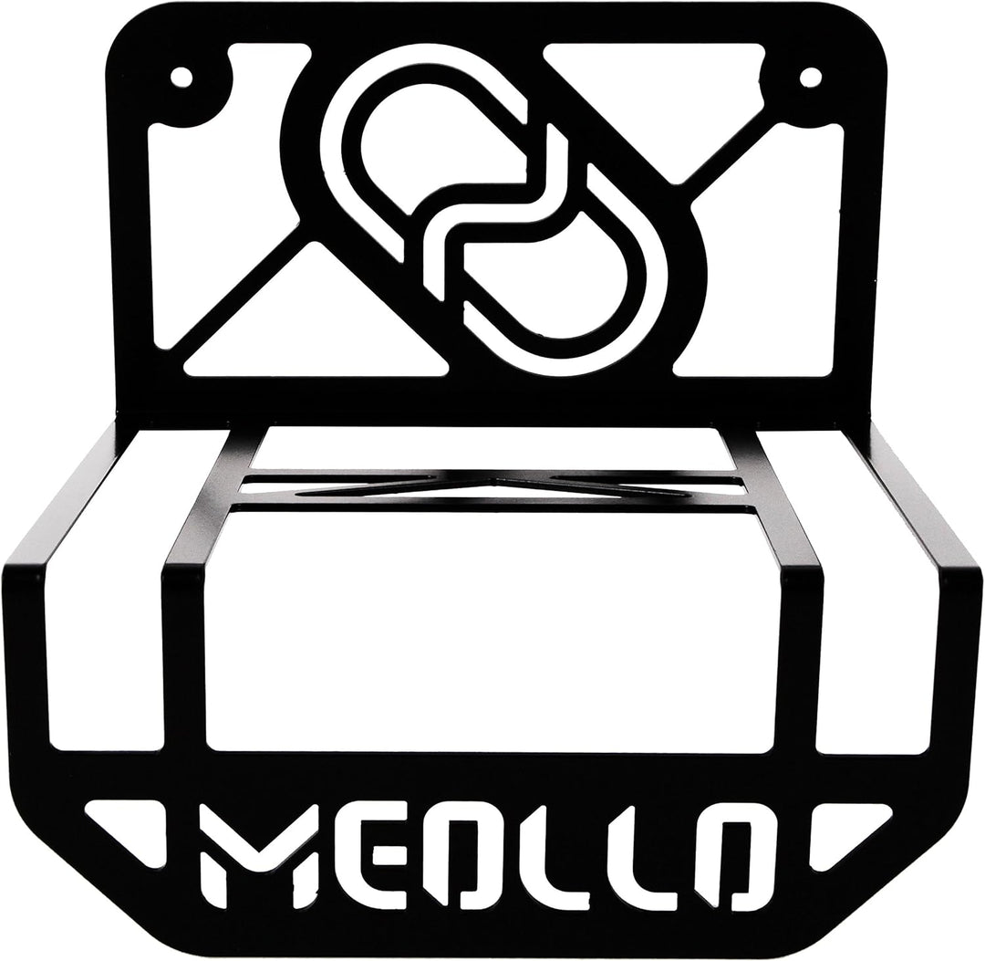 MEOLLO Rollschuhe Wandhalterung (100% Stahl) Weiss, Weiss