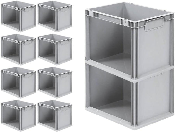 SparSet 10x Eurobox NextGen Store | HxBxT 32x30x40cm | 30 Liter | Seite offen | Eurobehälter, Transp