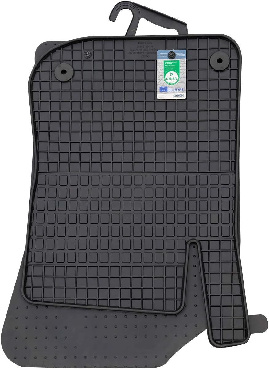 PETEX Gummimatten passend für 208 ab 04/2012-10/2019 / 2008 ab 06/2013 Fussmatten schwarz 4-teilig