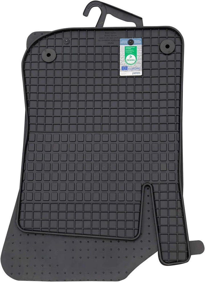 PETEX Gummimatten passend für 208 ab 04/2012-10/2019 / 2008 ab 06/2013 Fussmatten schwarz 4-teilig