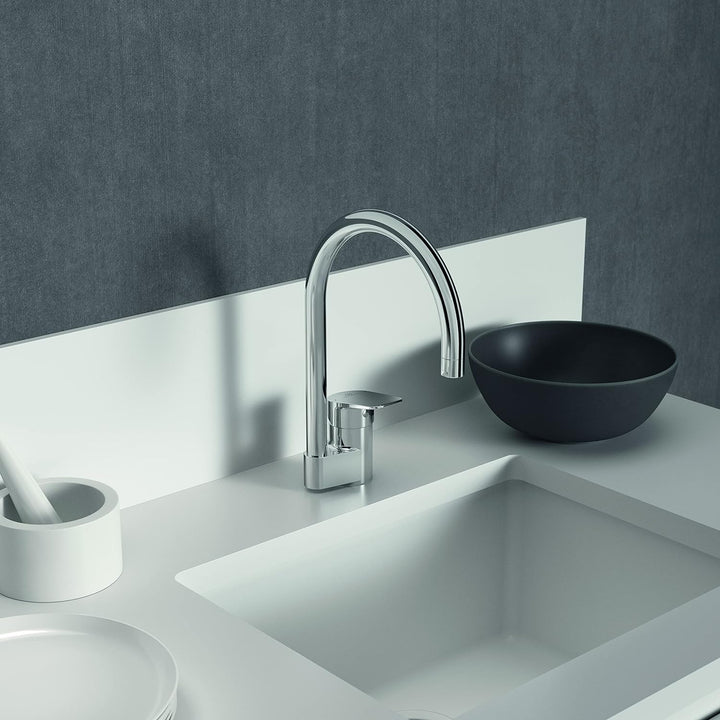Ideal Standard BD339AA Ceraplan Küchenarmatur hoher Auslauf, Chrom, ohne Handbrause ohne Handbrause
