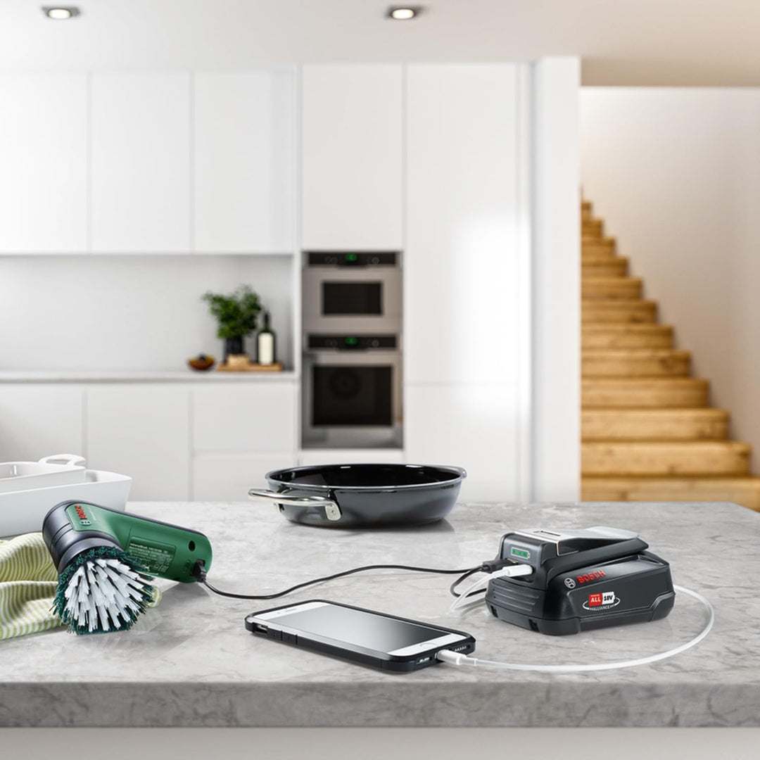 Bosch USB Adapter UniversalUSB 18V-45 (für vielseitiges Laden; USB-C/USB-A Power Adapter/Power Bank;