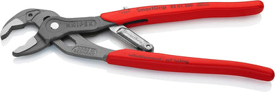 KNIPEX SmartGrip®, Wasserpumpenzange | Rohrzange mit automatischer Einstellung, Chrom-Vanadium, Rost