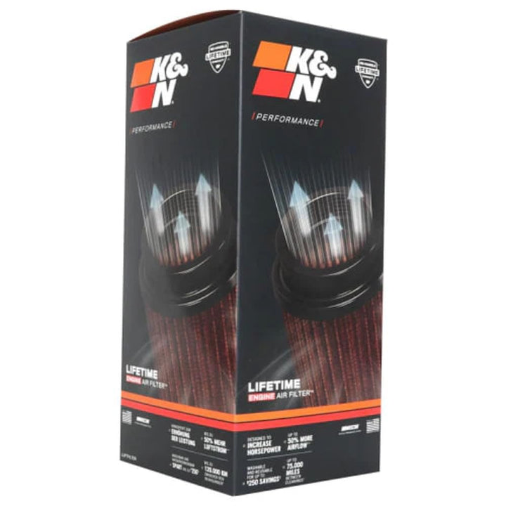 K&N SU-1009 Motorrad K&N Tausch-Luftfilter, Rot