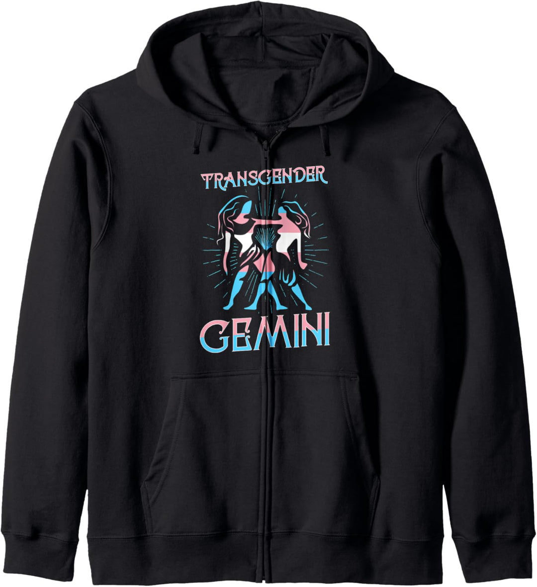 Transgender Gemini Sternzeichen Trans Horoskop LGBTQ Pride Kapuzenjacke