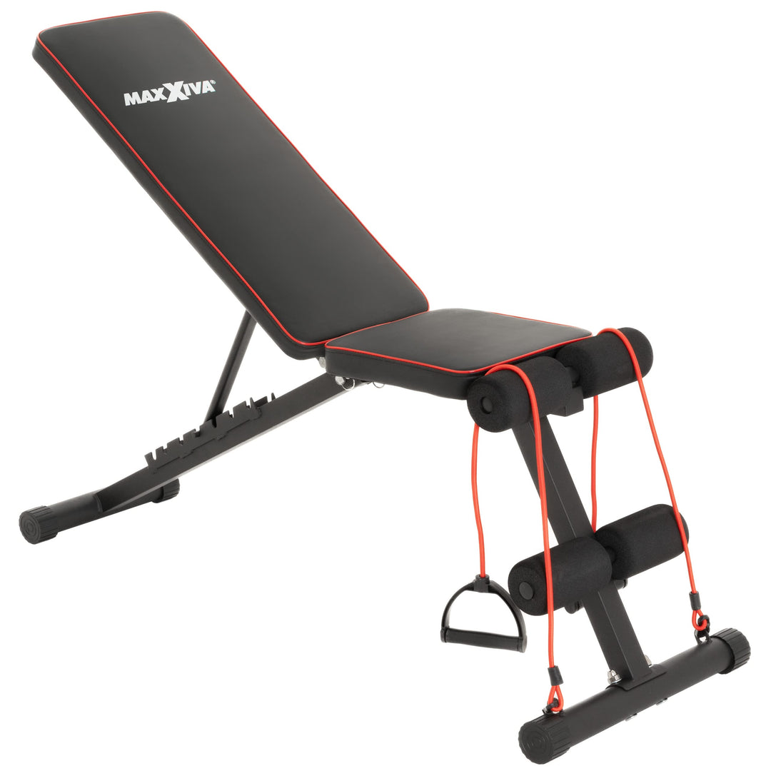 Fitnessbank Hantelbank klappbar Multifunktion Training Bauchtrainer Schrägbank mit 7-fach verstellba