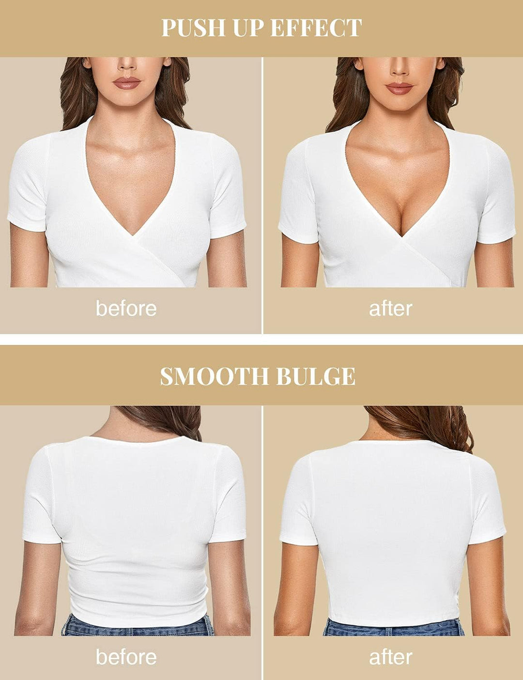 DOBREVA Push Up BH Damen ohne Bügel Soft Gepolstert Bügelloser Bralette mit Spitze 70A Schwarz, 70A