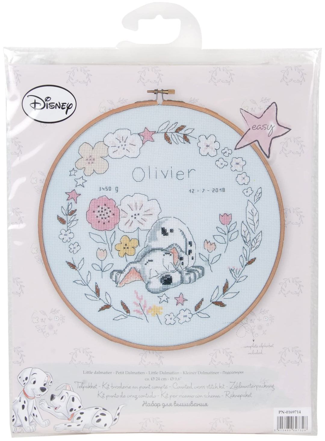 Vervaco Stickpackung Disney Kleiner Dalmatiner, Zählmuster Zählmusterpackung, Baumwolle, Mehrfarbig,