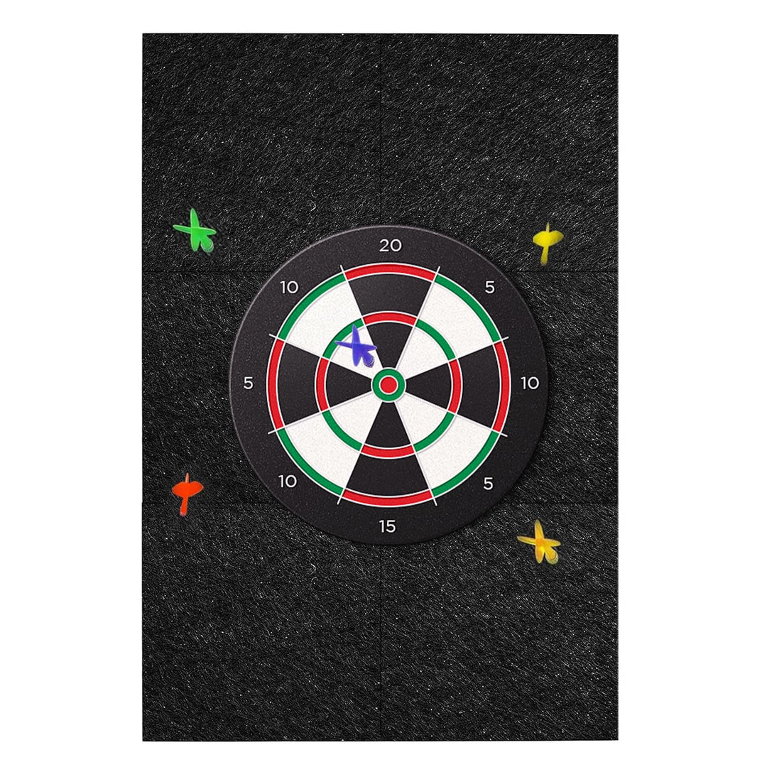 Dartboard-Wandschutz, Selbstklebende Dartscheiben Umrandung, Gespleisst, Filz-Wandfliesen, Kork-Dart