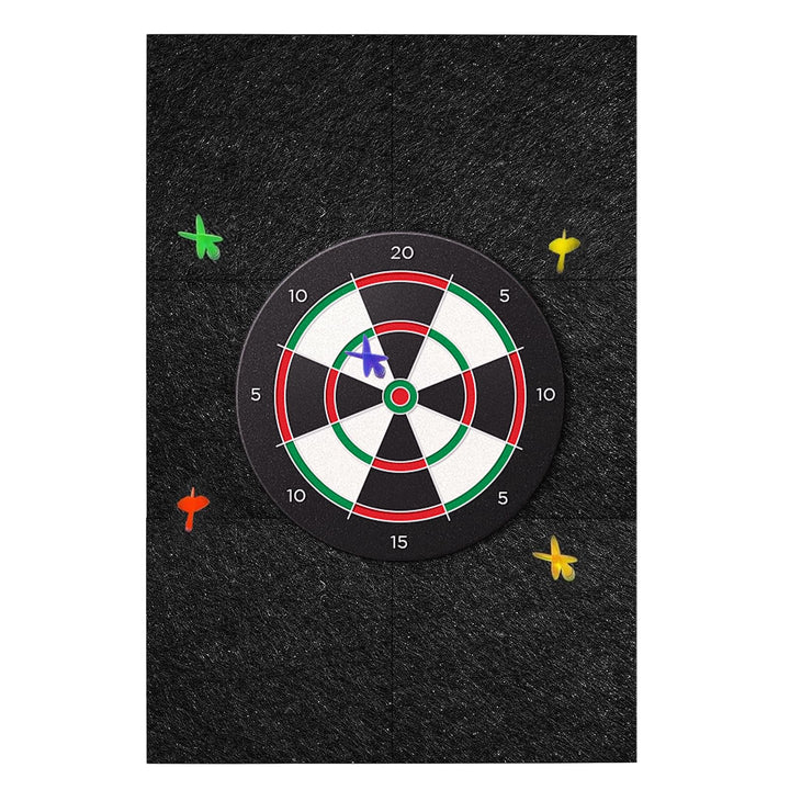 Dartboard-Wandschutz, Selbstklebende Dartscheiben Umrandung, Gespleisst, Filz-Wandfliesen, Kork-Dart