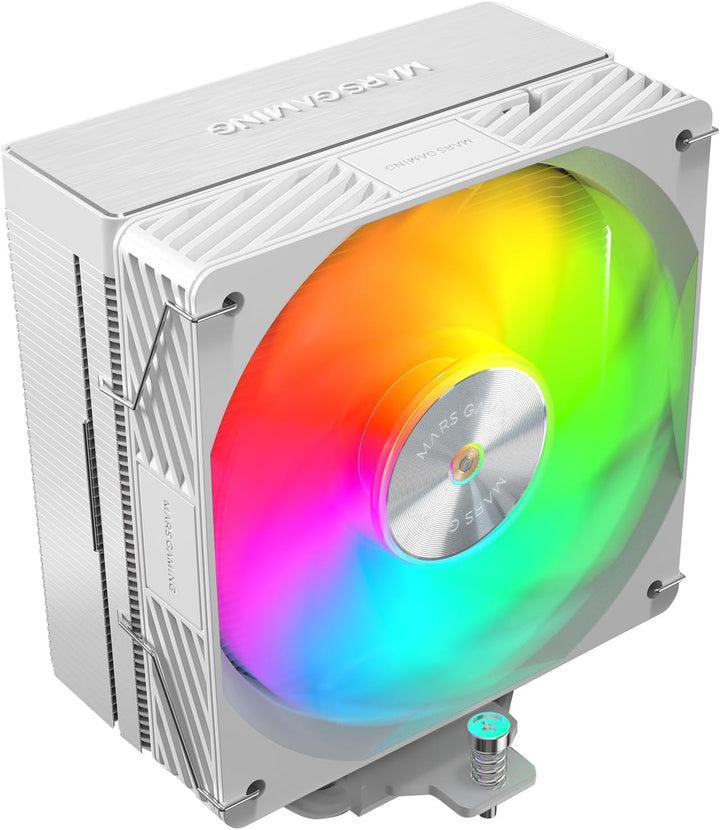 MARS GAMING MCPU-X5ARGB, CPU-Kühler 280W TDP, 5x HCT-Heatpipes der Neuen Generation, PWM-Lüfter SI E