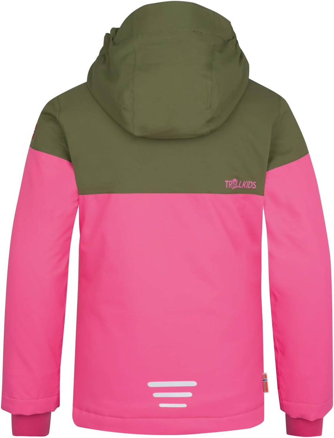 Trollkids Hallingdal Mädchen Skijacke 164 Dunkle Olive/Hellmagenta/Marine, 164 Dunkle Olive/Hellmage