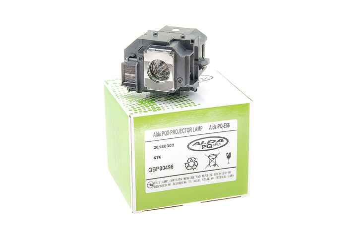 Alda PQ-Premium, Beamerlampe/Ersatzlampe für EPSON EH-DM3 Projektoren, Lampe mit Gehäuse
