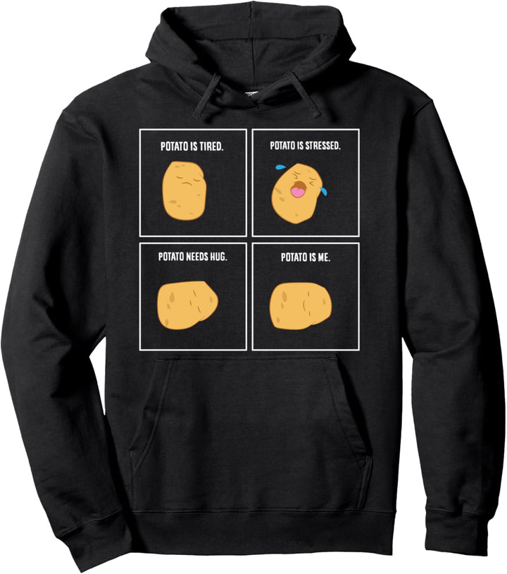 Lustiges Kartoffel-Meme "I'm a potato", vegetarisches Gemüse Pullover Hoodie