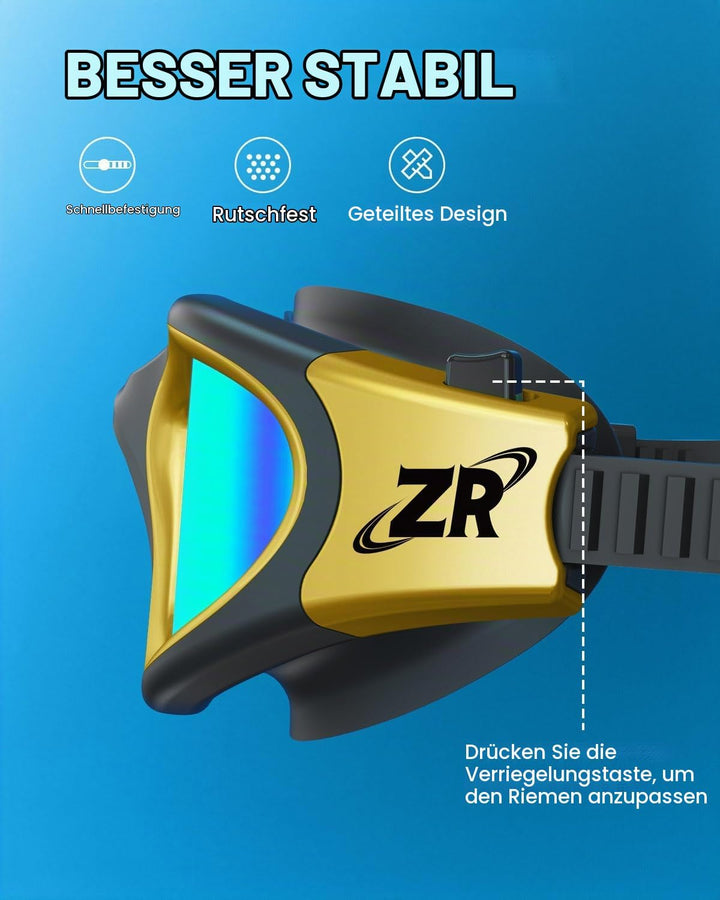 ZIONOR G1 - Polarisierte Schwimmbrille für Unisex und Erwachsene und Damen, beschlagfrei, 100% UV-Sc