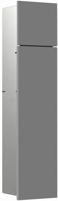 Emco Asis Pure Unterputz-WC-Modul, Badezimmerschrank als Klobürsten- und Toilettenpapierhalter mit e